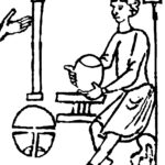 Abbildung 3: Handtöpferscheibe. Rodabibel, Spanien, 2. Hälfte 11. Jahrhundert.